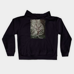 Wyrd Tree Painting Kids Hoodie